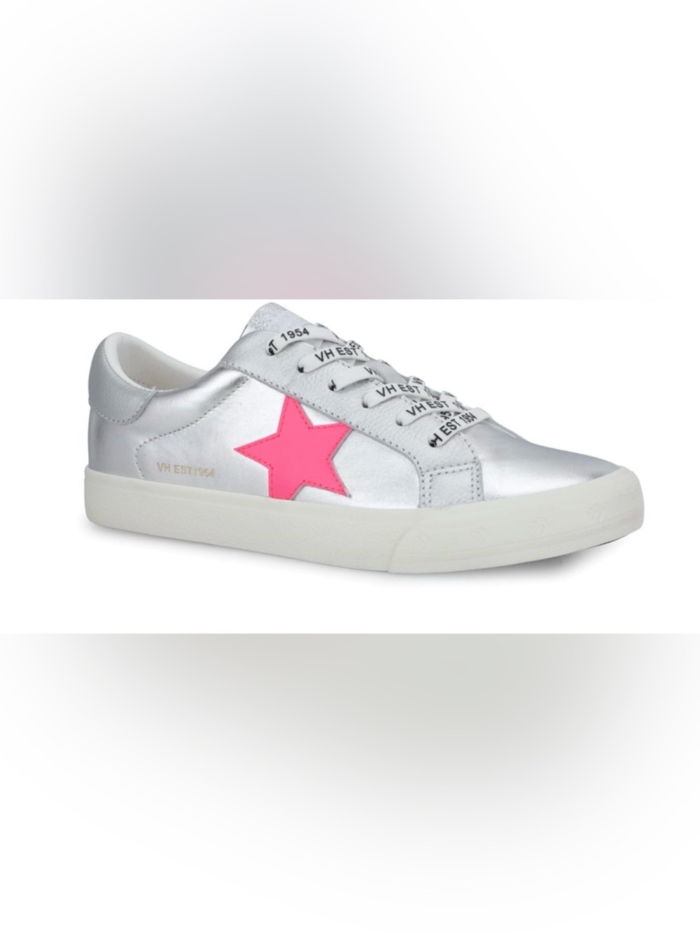 Vintage Havana Grande Washed Silver Pink Mix Sneakers Shoes New Size 8